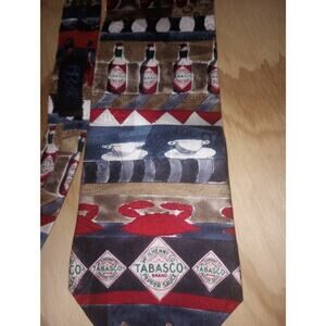 2/$10 Tabasco Tie Vintage Silk
